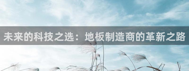 678体育知识：未来的科技之选：地板制造商的革新之路